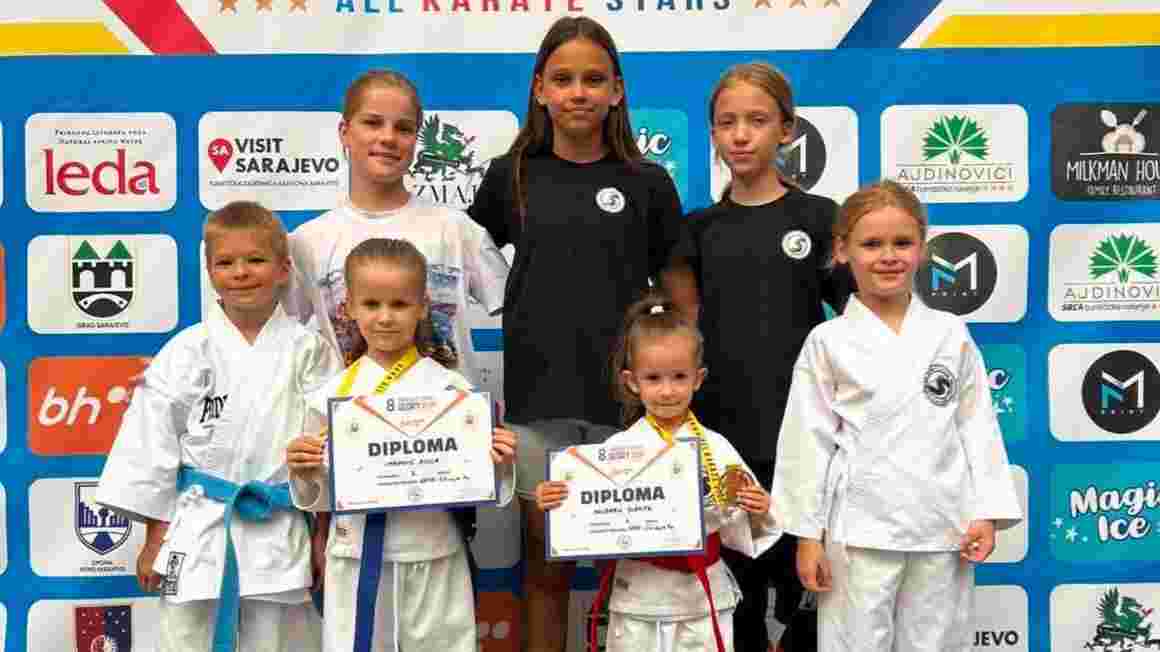 Karate klub “Sensei Mehmed Halilović” Turija osvojio osam medalja na 8. Sarajevo Perfekt Glory Kupu 2026