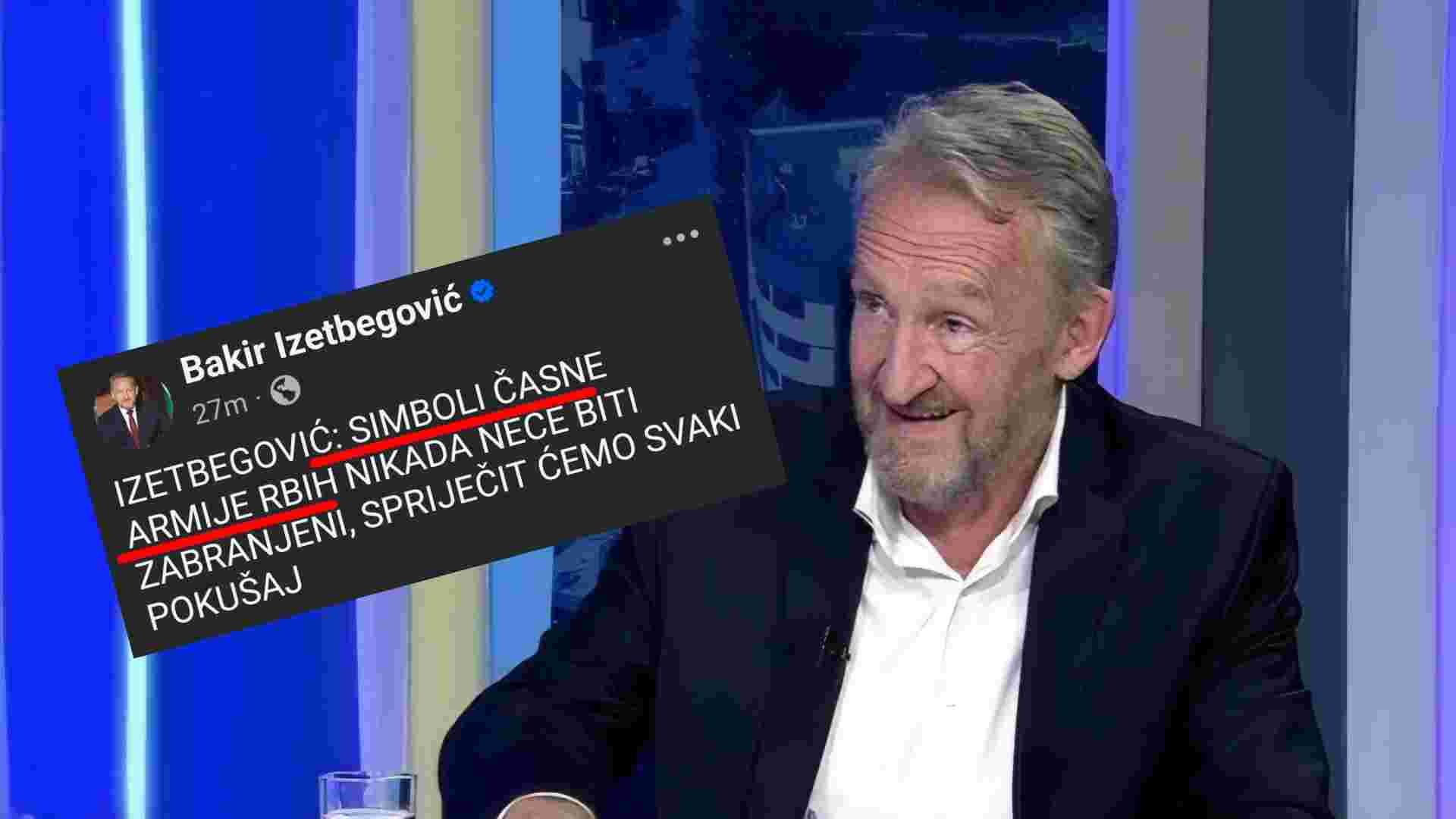 Zar i ti, sine Bakire? Na FB stranici „Bakir Izetbegović“ zastava BiH sa ljiljanima nazvana zastavom Armije BiH