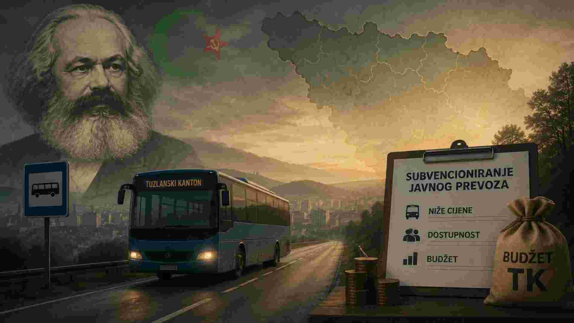 Subvencioniranje javnog prevoza u Tuzlanskom kantonu otvara pitanja pravednosti i kriterija raspodjele budžetskog novca