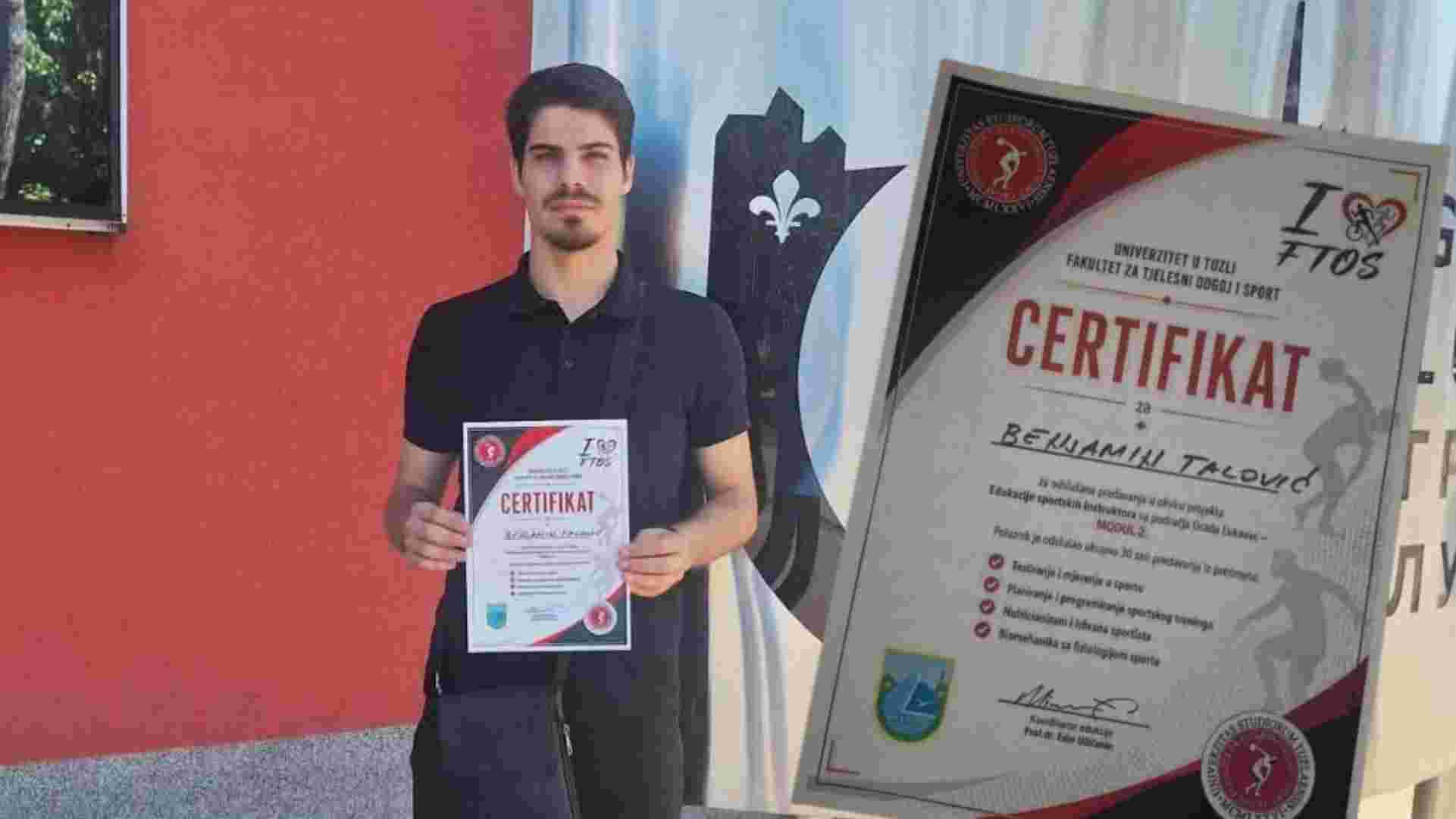 Trener Karate kluba “Sensei Mehmed Halilović” Turija uspješno završio Modul 2 edukacije sportskih instruktora