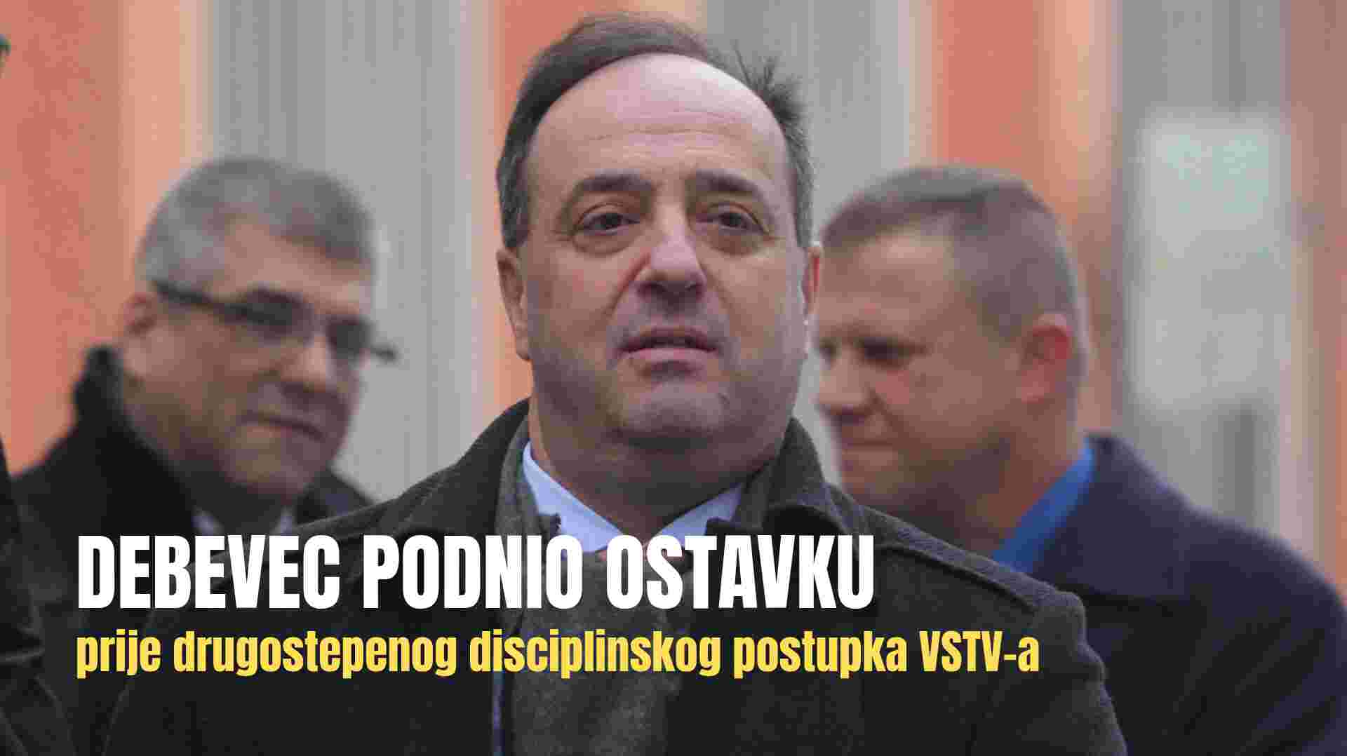 Ode Ranko: Debevec podnio ostavku na funkciju sudije i predsjednika Suda BiH