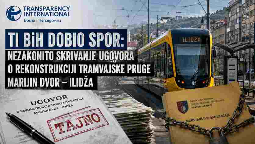 Sud presudio: Ministarstvo saobraćaja KS nezakonito skrivalo ugovor o obnovi sarajevske tramvajske pruge
