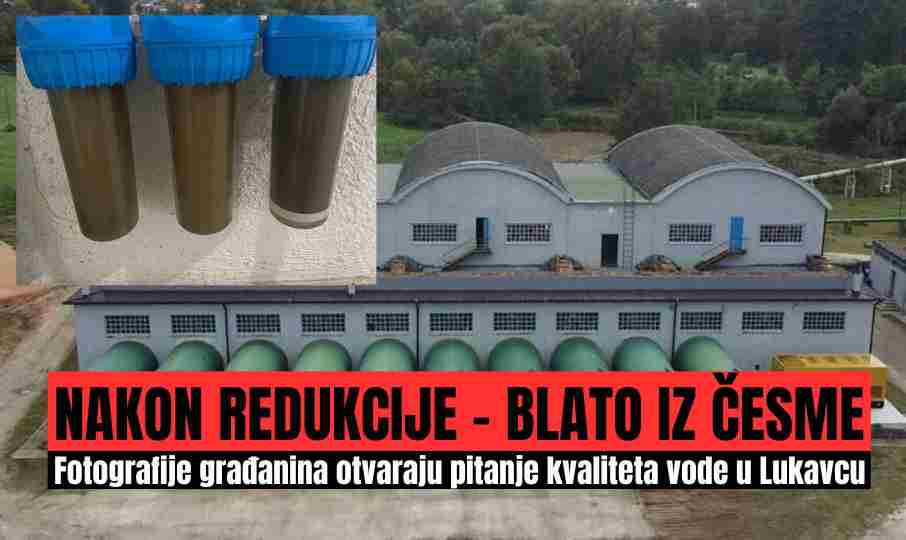 Građanin poslao fotografije: „Nakon redukcije iz česme ne izlazi voda, nego blato“