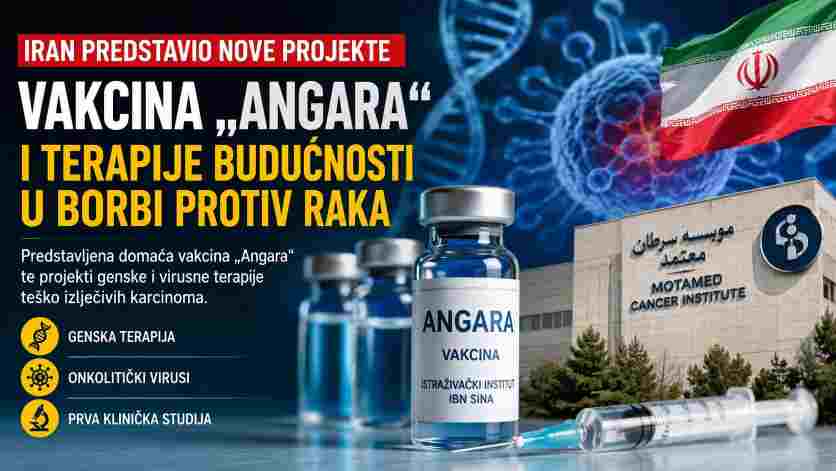 Iran predstavio novu vakcinu i projekte naprednih terapija protiv raka