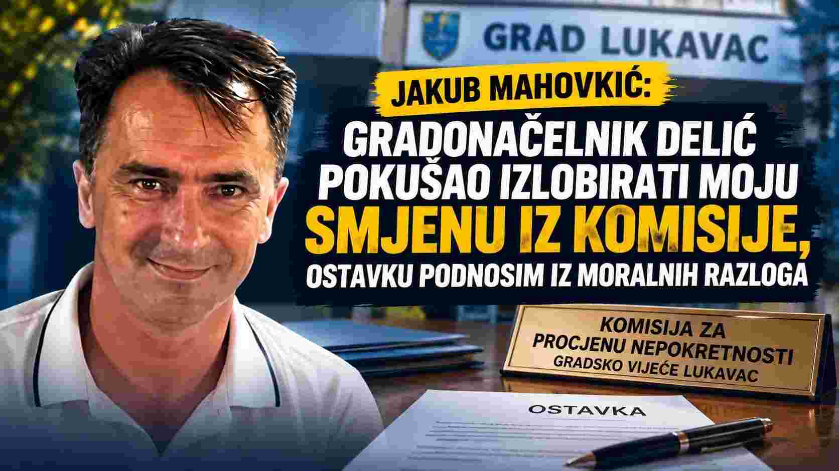 Jakub Mahovkić, jedan od osnivača SDBIH, bivši predsjednik SDBiH Lukavac, a odnedavno član SBIH, otvoreno o pokušajima njegove smjene od strane gradonačelnika Edina Delića