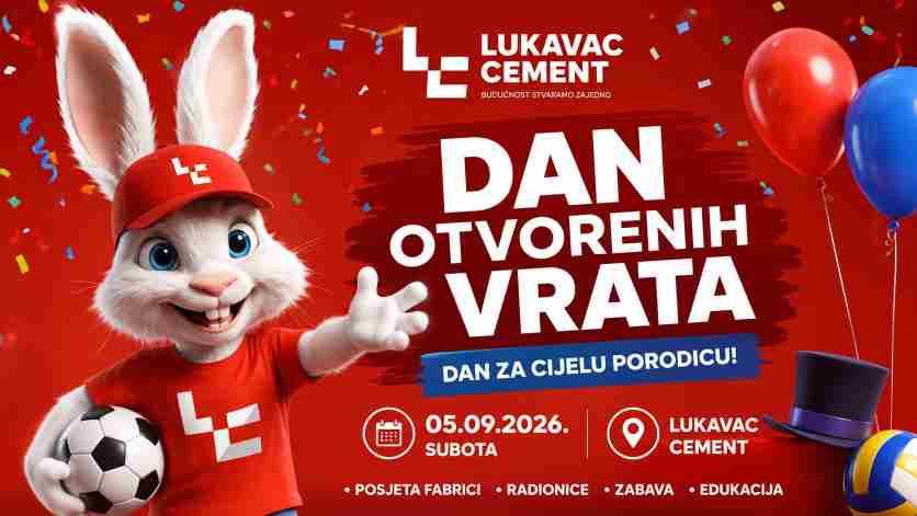 Lukavac Cement 5. septembra ponovo otvara vrata fabrike građanima