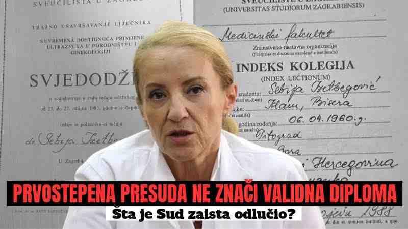 Raduju se unaprijed: Šta zapravo znači presuda u korist Sebije Izetbegović?