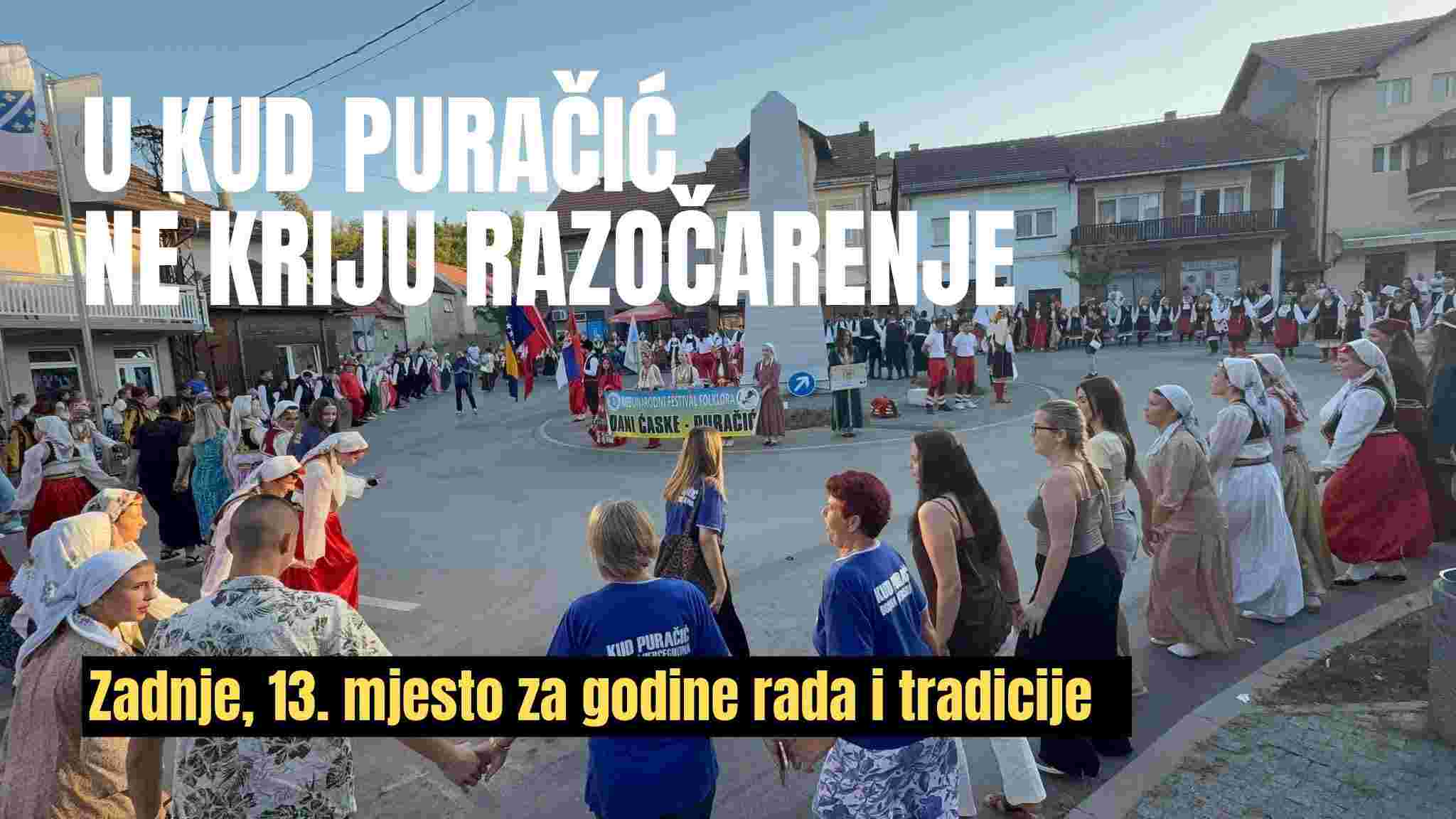 U KUD-u Puračić ne kriju razočarenje: „Tako se u ‘našem’ Gradu trenutno i osjećamo“