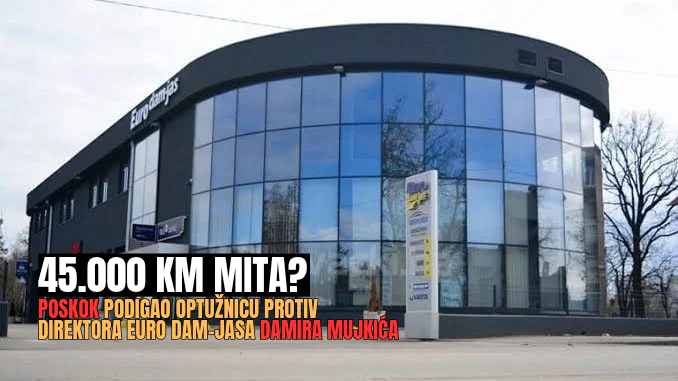 Direktor Euro Dam-Jasa Damir Mujkić optužen za davanje 45.000 KM mita direktoru RMU Banovići