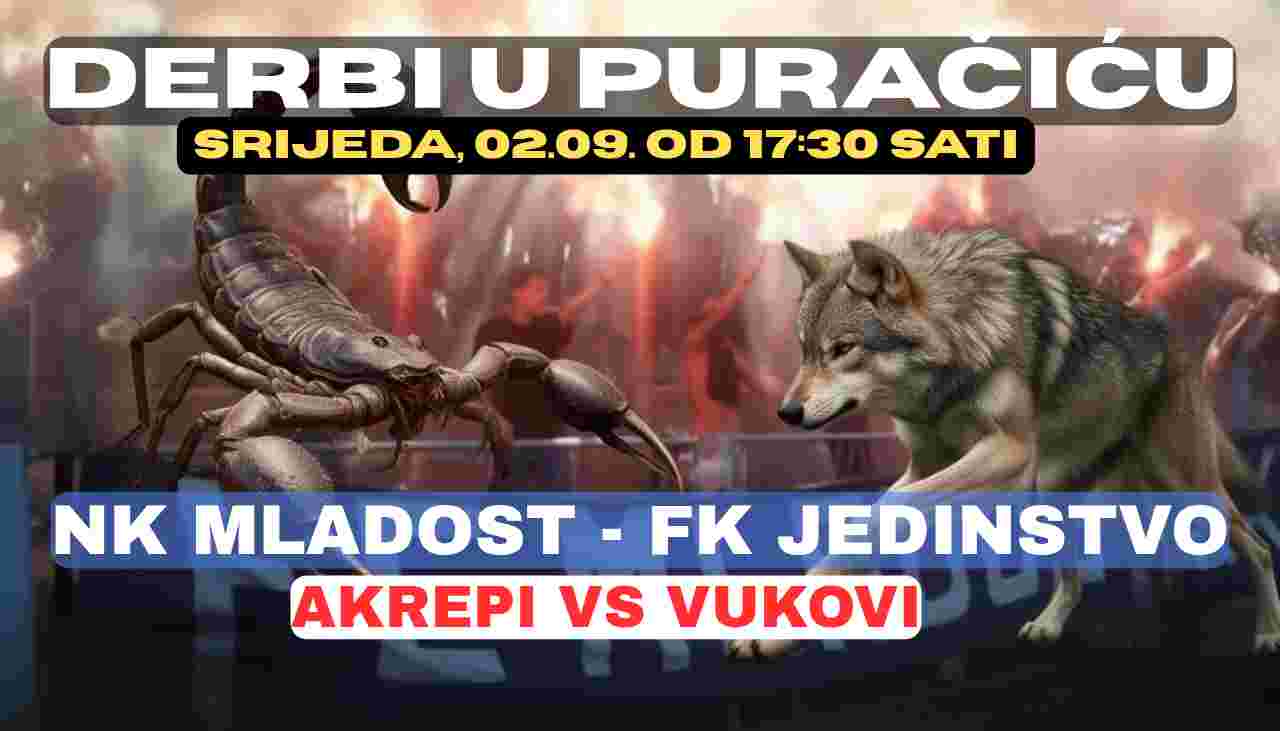 Sutra veliki fudbalski derbi u Puračiću: Mladost dočekuje Jedinstvo iz Huskića – Akrepi vs Vukovi