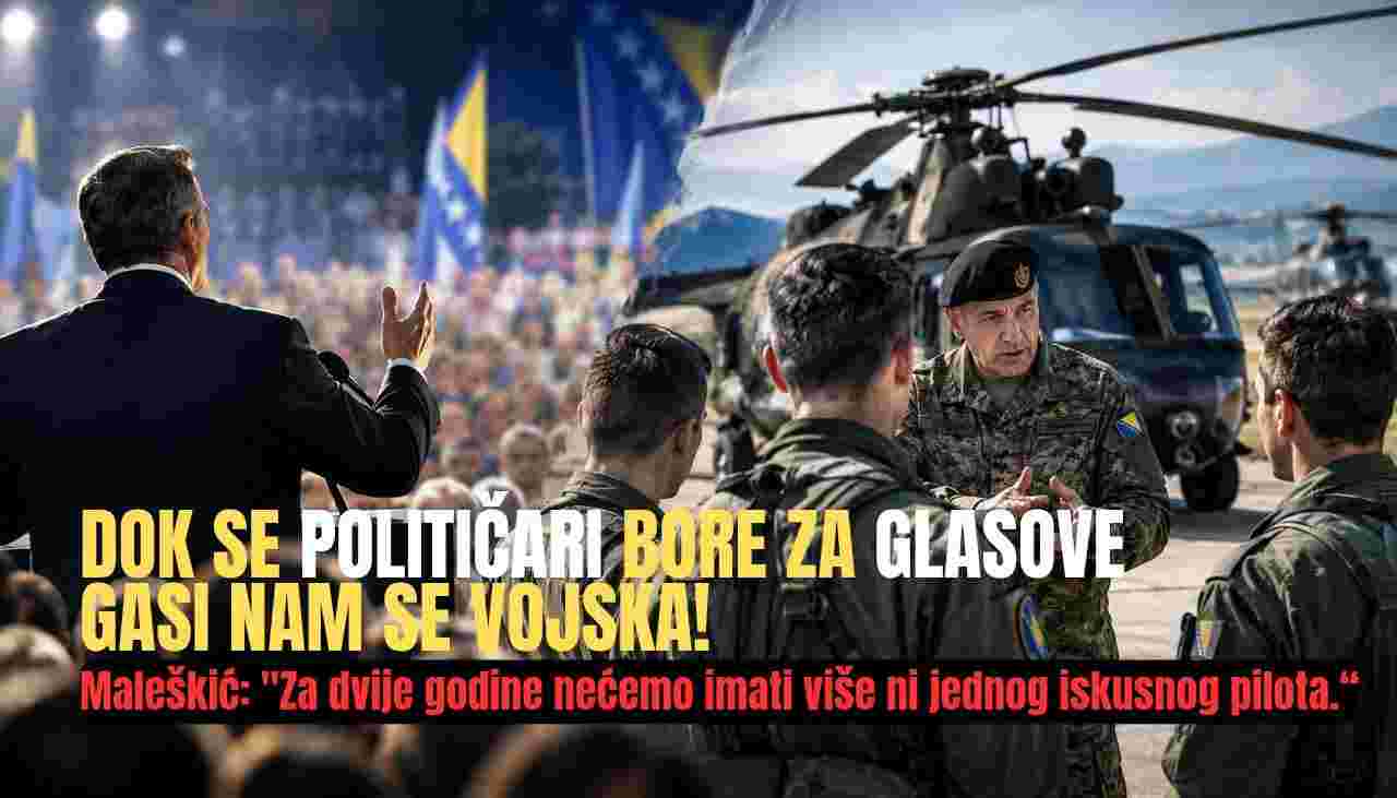 POLITIČARI, DOK SE VI BORITE ZA GLASOVE I MANDATE, GASI NAM SE VOJSKA!!!