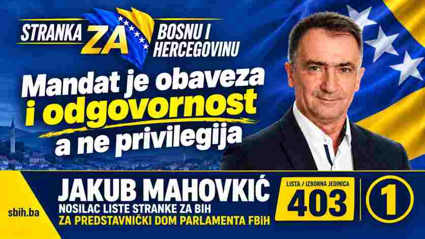 Jakub Mahovkić: „Mandat nije nagrada. Mandat je obaveza prema onima koji su vam dali povjerenje“