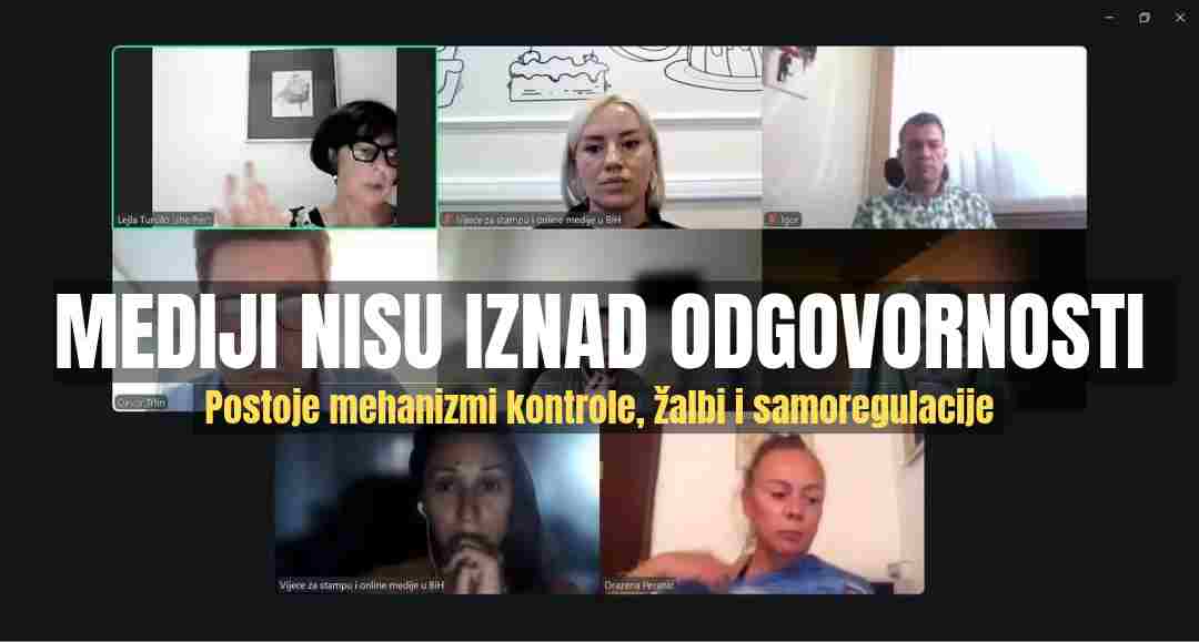 Žalbena komisija Vijeća za štampu danas razmatra osam prigovora na rad medija