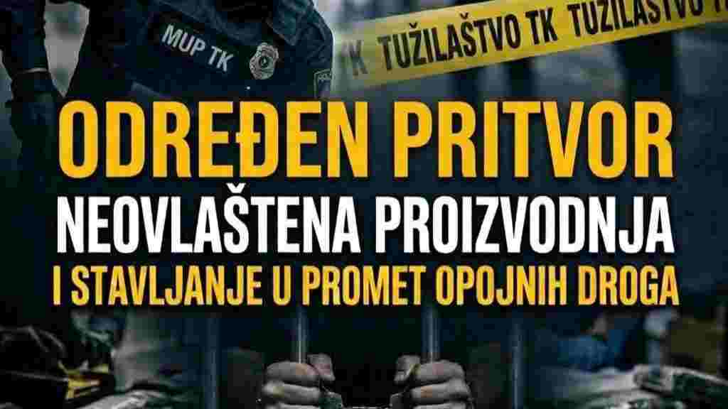 Jednomjesečni pritvor za 27-godišnjaka iz Tuzle: U vozilu pronađeno oko 80 grama marihuane i amfetamin