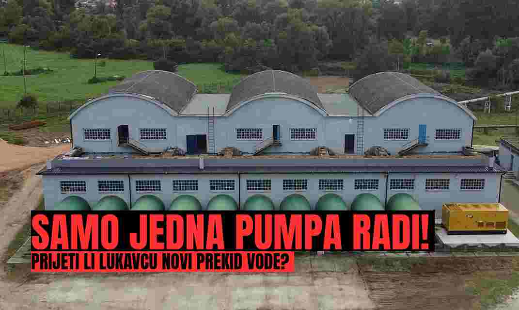 SAMO JEDNA PUMPA U FUNKCIJI: Lukavcu prijeti novi poremećaj u vodosnabdijevanju?