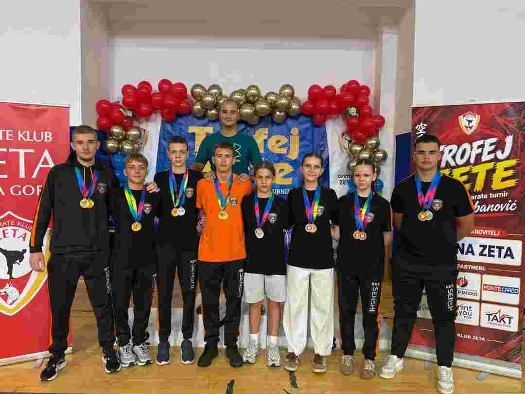 KBS „SENSHI“ LUKAVAC POKORIO CRNU GORU: OSVOJILI MAKSIMALNIH 16 MEDALJA NA “TROFEJU ZETE 2026”