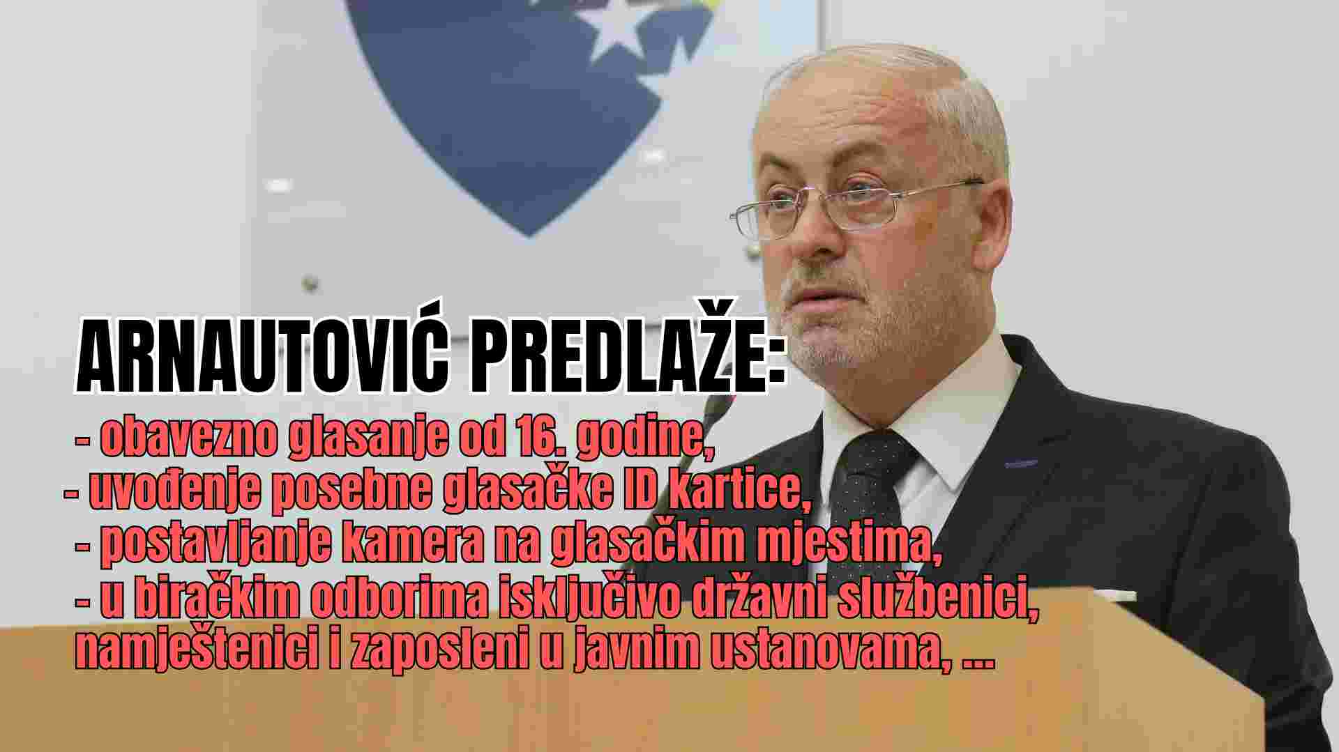 IZBORNA REFORMA U BIH: ARNAUTOVIĆ PREDLAŽE OBAVEZNO GLASANJE, GRAĐANI PITAJU KO ĆE POZVATI POLITIČARE NA ODGOVORNOST