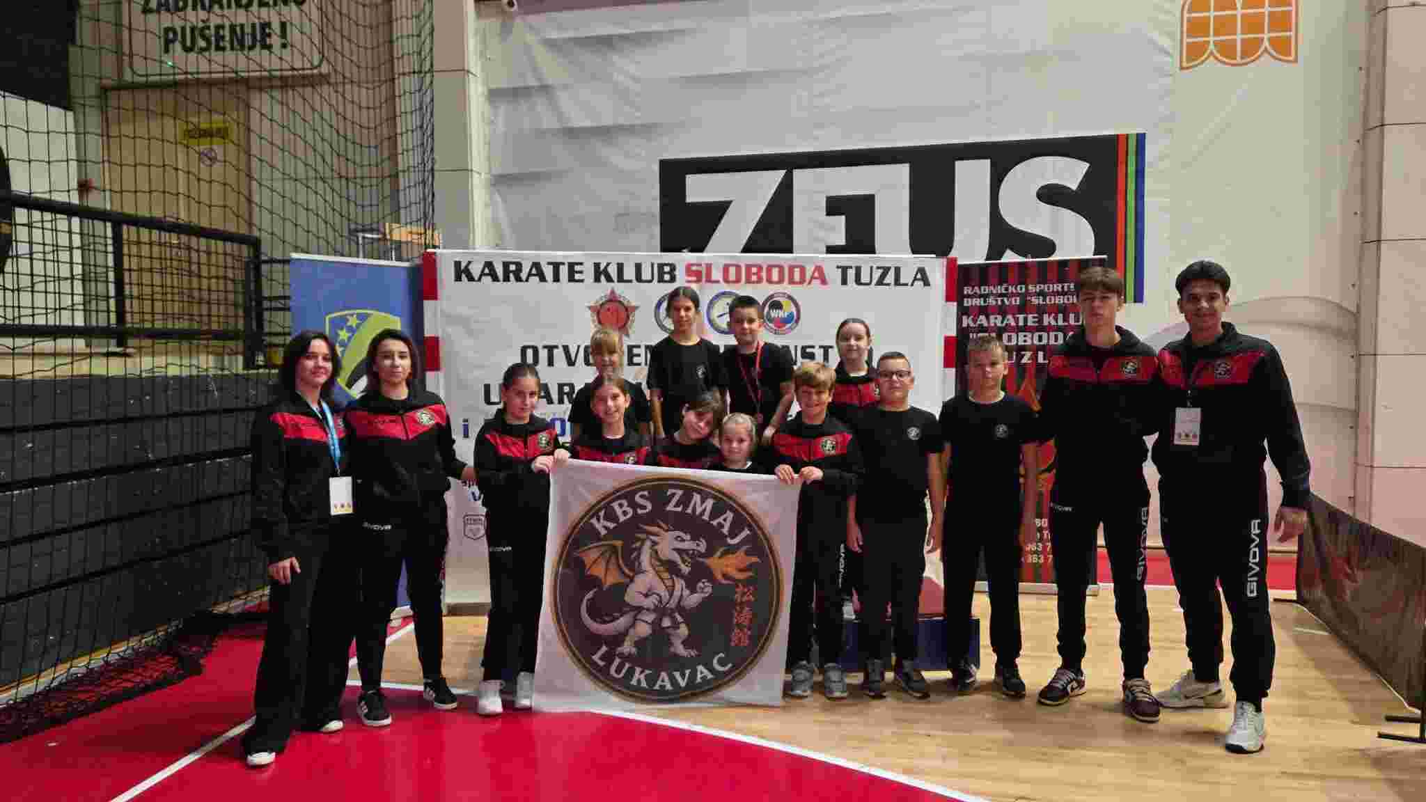 Zmajevi iz Lukavca uspješni na Otvorenom prvenstvu u karateu „Tuzla 2026“