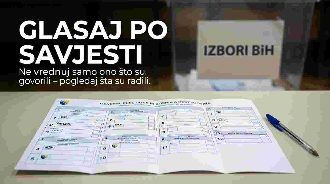 GLASAJ PO SAVJESTI, A NE SAMO PO ONOME ŠTO SU TI ZADNJIH 30 DANA GOVORILI