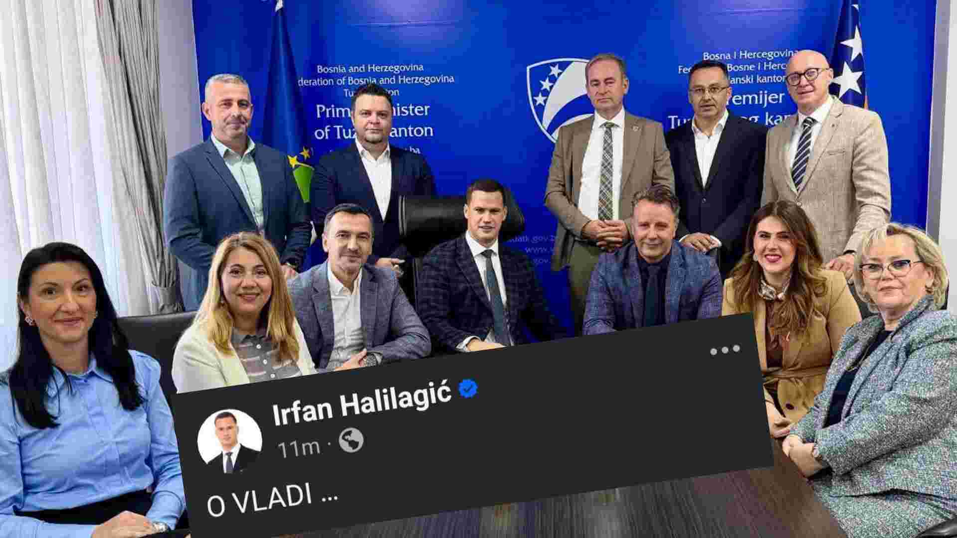 HALILAGIĆ IPAK ODLAZI: Premijer TK zahvalio ministrima i uspjeh SDA pripisao radu Vlade