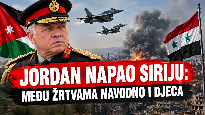 JORDANSKI AVIONI NAPALI CILJEVE U SIRIJI: Damask prijavljuje civilne žrtve, među njima i djecu