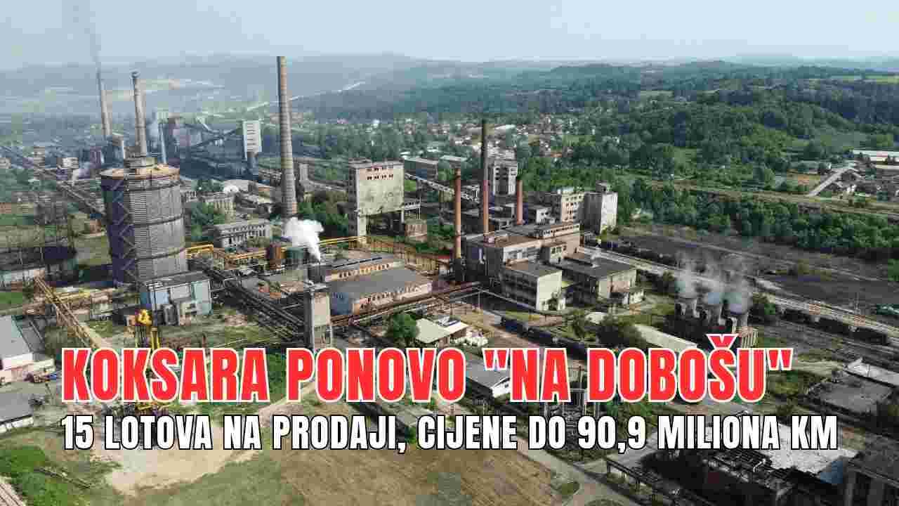 KOKSARA LUKAVAC U STEČAJU PRODAJE IMOVINU: Na prodaji 15 cjelina, početne cijene od 53.000 do 90,9 miliona KM