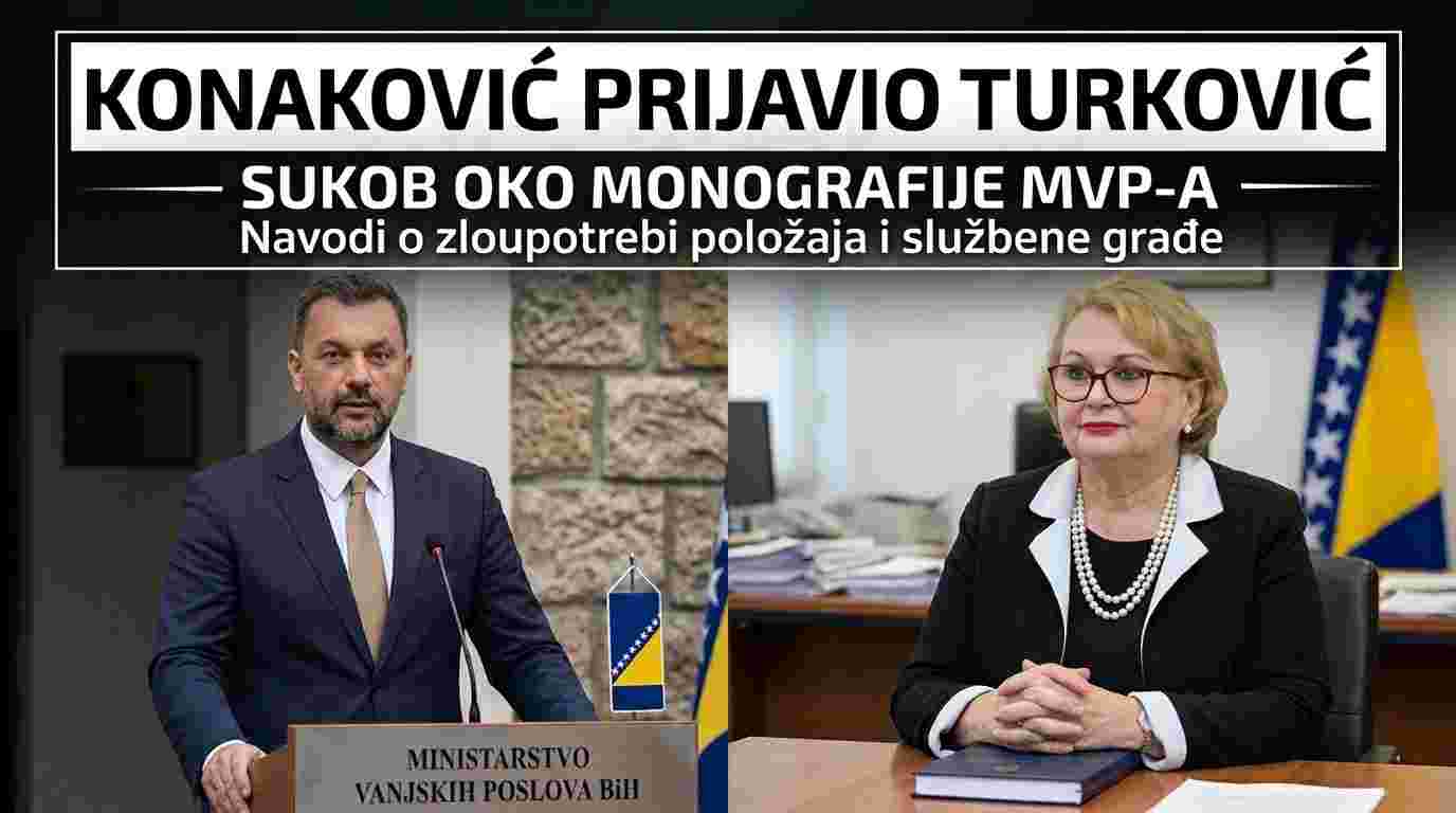 Konaković podnio krivičnu prijavu protiv Bisere Turković zbog monografije MVP-a BiH