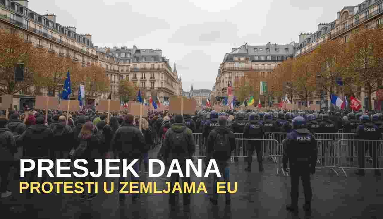 PROTESTI I DANAS POTRESAJU EVROPU: FRANCUSKA POD POJAČANIM SIGURNOSNIM MJERAMA, SUKOBI U BRISELU