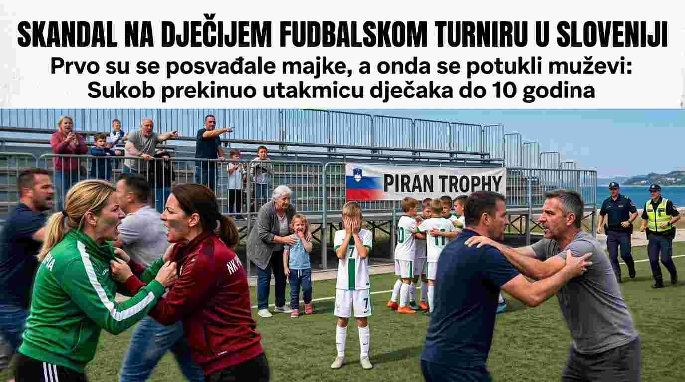 PRVO SU SE POSVAĐALE MAJKE, A ONDA SE POTUKLI MUŽEVI: SKANDAL NA DJEČIJEM FUDBALSKOM TURNIRU U SLOVENIJI