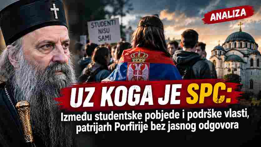 UZ KOGA JE SPC: Između studentske pobjede i podrške vlasti, patrijarh Porfirije bez jasnog odgovora