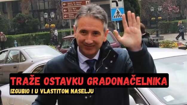 TRAŽE OSTAVKU GRADONAČELNIKA VRANJA: Izgubio i u vlastitom naselju
